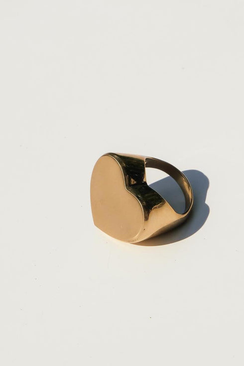 LOLA'S HEART RING GOUD